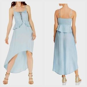 GUESS Guess  Tence Lace-Up‎ Maxi Dress